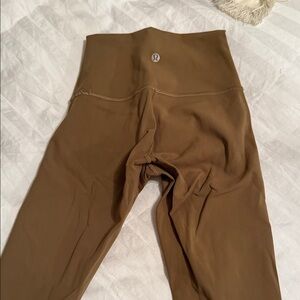 lululemon athletica Tan High-Waisted Leggings